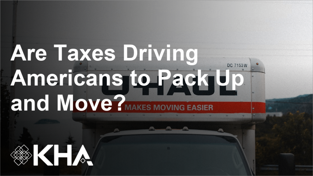 Are Taxes Driving Americans to Pack Up and Move?