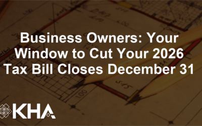 Business Owners: Your Window to Cut Your 2026 Tax Bill Closes December 31